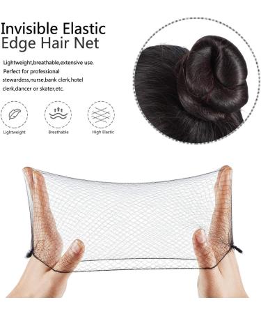 10PCS Hair Nets Invisible Elastic Edge Mesh Bun Hair Nets with 60PCS Hair Pins Assorted Size - Buy Online on GoSupps.com