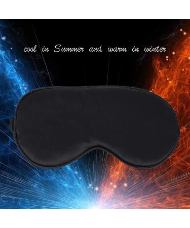 Hochoek Silk-Sleep-Mask Eye-Mask Eye-Cover Eyeshade - 100% Silk Soft Adjustable Strip Eye Cover(Black+Dark Blue+Purple) - Buy Online on GoSupps.com