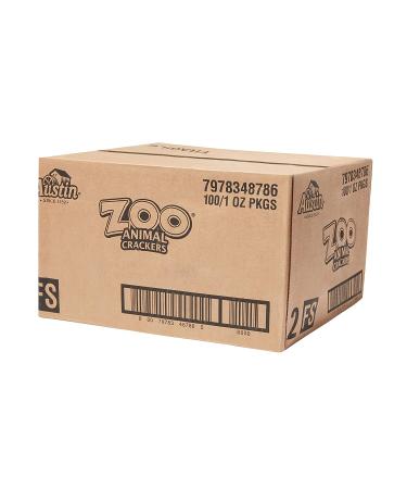 Kellogg's Austin Zoo Animal Crackers - 1oz (Pack of 100) - Buy Online on GoSupps.com