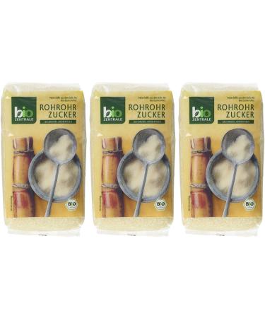 Buy biozentrale Raw Cane Sugar - Pack of 3 (3 x 500g) | Premium Natural Sweetener | International Shipping Available - Buy Online on GoSupps.com
