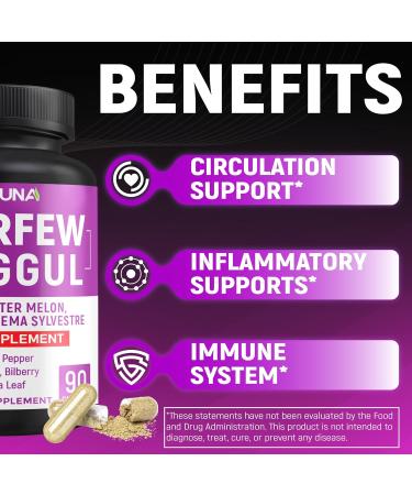 CIVIMUNA Feverfew Capsules with Feverfew Guggul Licorice and More - 90 Capsules for 3 Months Supply - Buy Online on GoSupps.com