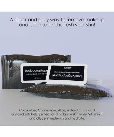 Bodyography Face It Cleansing Wipes - Soothing Makeup Remover & Nourishing Facial Wipes for All Skin Types - Fast International Shipping - Buy Online on GoSupps.com