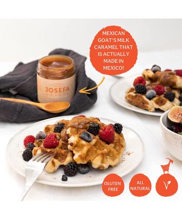 Josefa Traditional Goats Milk Caramel Sauce 11.6 Oz - Gluten-free & Vegetarian | All-Natural, No Corn Syrup | Rich & Smooth - Buy Online on GoSupps.com