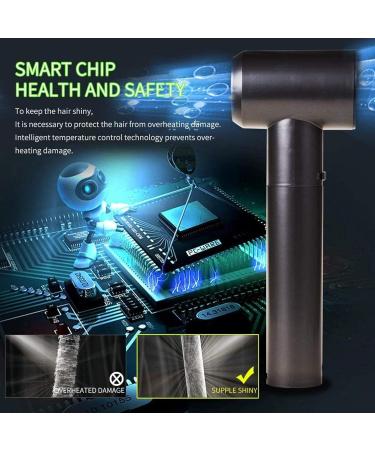 Cordless Hair Dryer Rechargeable Wireless Blow Dryer Portable Blow Dryer w/3 Speed 3 Heat Setting Suitable for Outdoor Travel Home School Pet Care Hairdressing Standard - Buy Online on GoSupps.com