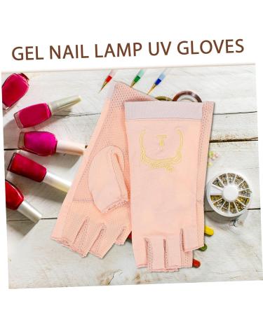 POPETPOP 1 Pair gloves Fingerless manicure Accessories anti-uv gloves for gel nails radiation protection UV gloves for manicure nail lamp anti-UV gloves for gel nail lamp golf glove gel - Buy Online on GoSupps.com