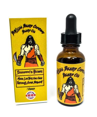 Beard Oil - Made in USA (Solomon's Riches)