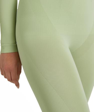 Falcon Women's Warm Long Underpants - Quick-Drying Breathable Sport Underwear for Mild to Cold Temperatures - XL in Quiet Green 7378 - Buy Online on GoSupps.com