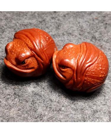 UNbit Stress Ball Baoding Balls - Marble & Copper Alloy Healing Therapy - Walnut Shape Hand Therapy (2pcs) - Buy Online on GoSupps.com