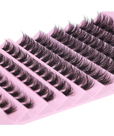 Eyelash Extensions - 120 Pcs DIY Individual Cluster Fake Lashes Set 8-16mm by Lvmixwig L01 | International Shipping Available - Buy Online on GoSupps.com