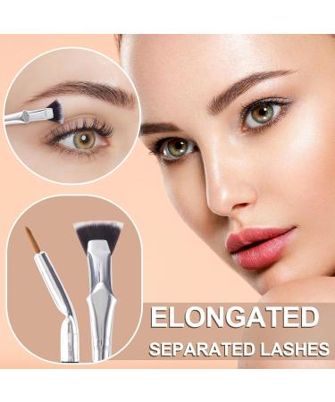 Buy PAGOW 2-Pc Folding Lash Brush & Eyeliner Brush Set | 2024 Multifunctional Mascara Fan & Eyelash Separator Tool for Perfect Lashes | International Shipping Available - Buy Online on GoSupps.com