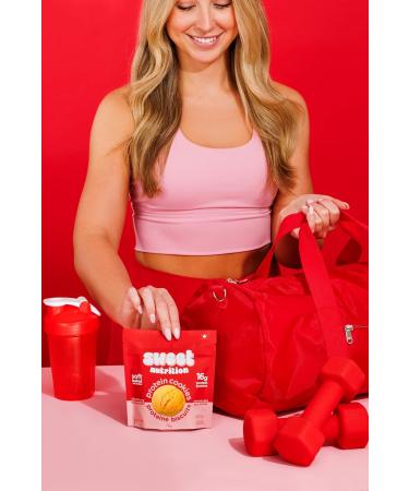 Sweet Nutrition Protein Cookies Strawberry Cheesecake High Protein Gluten Free Low Carb (6 bags/box) - Buy Online on GoSupps.com