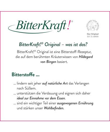Bitter Power! Alcohol-Free 100ml - High-Dose Bitter Drops with 9 Exquisite Herbs | Vegan & 100% Natural - Hildegard von Bingen Formula - Buy Online on GoSupps.com