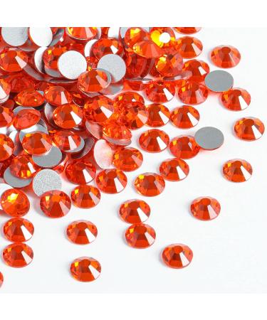 Beadsland 1440 Pieces Flat Back Rhinestones - SS20 Orange Nail Crystals - Perfect for Nail Art & DIY Projects - Buy Online on GoSupps.com