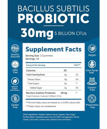 Lunakai USA Made Probiotic & Magnesium Glycinate Gummies Bundle Digestive Stress & Relaxation Support Naturally Flavored 60 Non-GMO Gummies Each - Buy Online on GoSupps.com