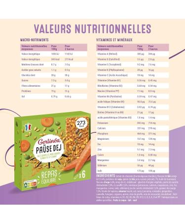 Gerlin a - Pa se Dej - Whole Wheat Bar Split Peas Carrot and Curry - High Protein Meal Bar - 6 Bars - 240 g - Buy Online on GoSupps.com