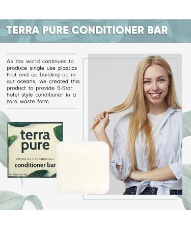 Terra Pure Cocoa Butter Conditioner Bar | Plastic-Free, Vegan, Eco-Friendly | 1-Shoppe - Buy Online on GoSupps.com