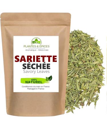  P&E Plants & Spices - Organic Savory Leaves 100% Natural for Herbal Tea Infusion Gourmet Cooking - Biodegradable Resealable Freshness Bag (100g) - Buy Online on GoSupps.com