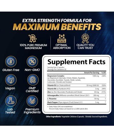 Magnesium Complex & NAD Supplement Bundle (120 Capsules) - Buy Online on GoSupps.com