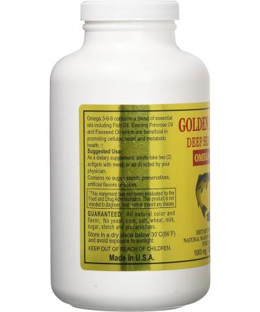 Golden Alaska Deep Sea Omega-3-6-9 Fish Oil 1000mg Softgels - 300 Count Pack - Buy Online on GoSupps.com