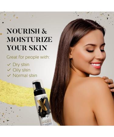 X-Tan Sunless Tanning Mousse 6.76 oz - Quick-Dry Paraben-Free Self Tanner Foam for Hydration and Nourishment | Long-Lasting Sunless Tanner Suitable for All Skin Types - Buy Online on GoSupps.com