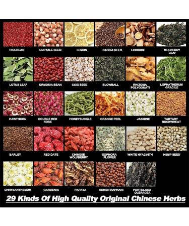 IFFANY 29 Flavors Liver Care Tea Ancient Wet Tea Liver Care Tea Dampness Clearing Herbal Tea Everyday Nourishing Liver and Protecting Liver Tea 1pcs - Buy Online on GoSupps.com