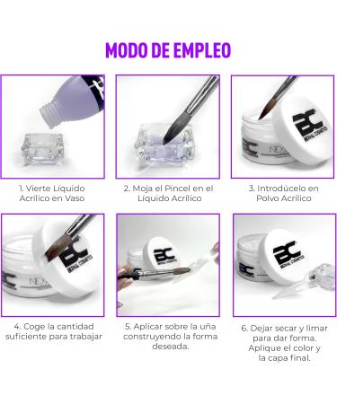 Acrylic Powder - French White (White) 200g | Acryl Powder French White | Bernal Cosmetics - Buy Online on GoSupps.com