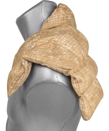 Linseed Pillows for Neck & Shoulder Relief | Warming Flax Seed Pillows in Batik Gold - Buy Online on GoSupps.com