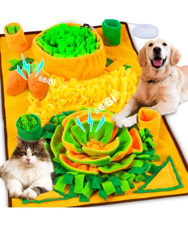 Snuffle Mat for Dogs Small Medium Snuffle Mat Toys for Puppies & Cats Interactive Dog Puzzle Toy for Boredom and Stimulation Dog Enrichment Feeder Encourage Foraging Skill Sniff Mat for Stress Relief