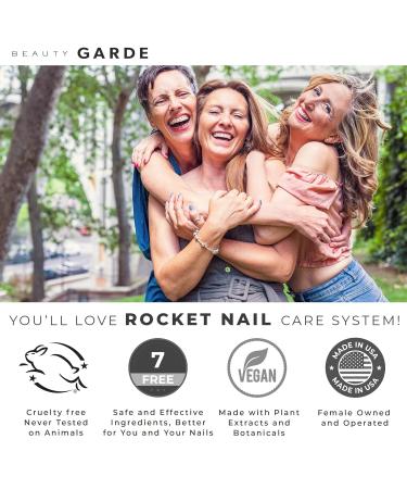 BeautyGARDE Rocket Nail Fuel Polish 3-Pack - Strengthener & Growth Treatment - Introvert, Socialite, Gender Neutral Colors - 7-Free Nonie Cr me - 1.5 oz - Buy Online on GoSupps.com