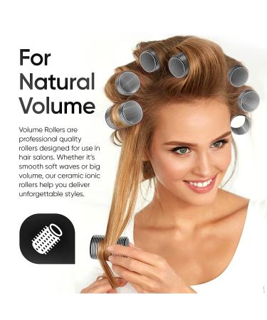 TangoBird Hair Rollers Set for Volume | 9 Pack - 3 Sizes Thermal Curlers for Medium to Long Hair - Buy Online on GoSupps.com