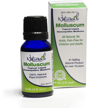 Naturasil Molluscum Treatment Kit - All Natural Homeopathic Solution | Pain-Free for Children and Adults | Made in USA | Includes Topical Liquid & Sulfur Lavender Soap - Buy Online on GoSupps.com