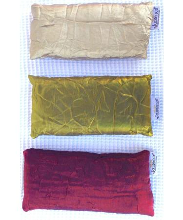 Jadience Lavender Eye Mask - RED | Soothing Eye Pillow for Stress & Tired Eyes | Yoga Eye Bag | Migraine Relief - Buy Online on GoSupps.com
