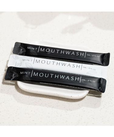GMW Collection Travel Size Mouthwash Packets - Individual Mini Mouthwash Packets for Fresh Breath - Perfect Travel Size Toiletries for Guest Bathrooms - Alternative to Breath Strips and Breath Spray Matte Black - 20pc - Buy Online on GoSupps.com