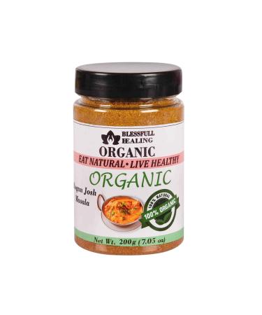 Blessfull Healing Organic Rogan Josh Masala 200 Gram Airtight Container (Packing May Vary) 200 Gram 7.05 oz