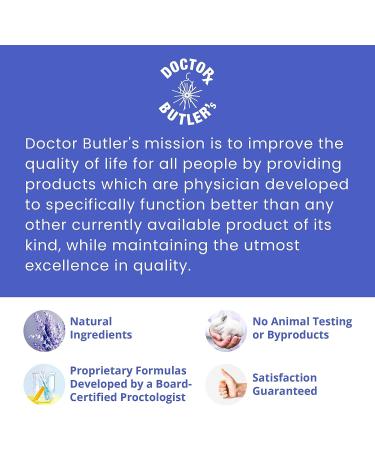 Dr. Butler's Natural Wipes & Hemorrhoid Spray Bundle: Itch Relief & Swelling Treatment - Buy Online on GoSupps.com