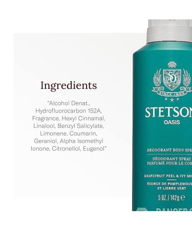 Stetson Oasis - All Day Body Spray - 3 Pack - Buy Online on GoSupps.com