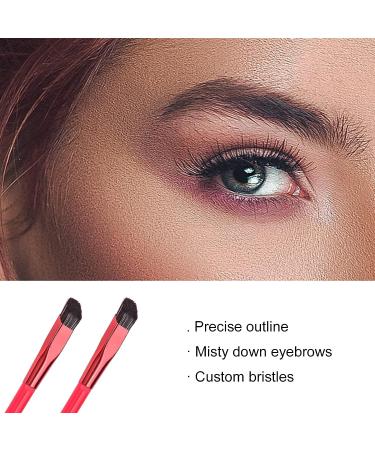 4 Pcs 4D Hair Stroke Brow Stamp Brush - Multi-Function Square Eyebrow Makeup Brush - Buy Online on GoSupps.com