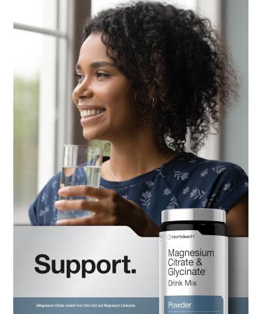 Horbaach Magnesium Citrate & Glycinate | 325 mg | 16 oz | Raspberry Lemon Flavored Drink Mix | Vegan Non-GMO and Gluten Free - Buy Online on GoSupps.com
