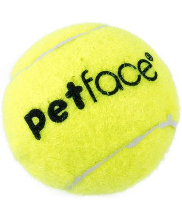 Petface Tennis Balls for Dogs - 20 Pack Fetching Toy 6.5 cm - Durable & Fun for Playtime - Buy Online on GoSupps.com