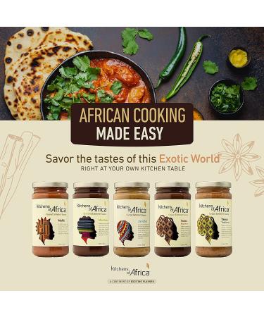 Tamarind Sauce (12 oz) - Bold African Simmer Sauce with Tamarind, Dates & Exotic Spices - Vegan & Gluten-Free - Ideal for Stir Fry - Kitchens of Africa - Buy Online on GoSupps.com