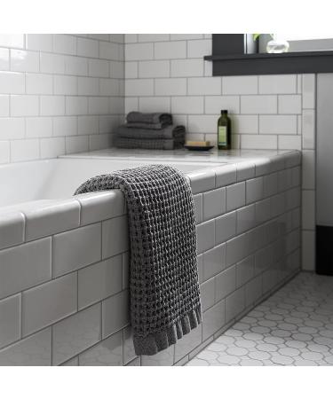 Waffle Weave 100% Supima Cotton Towel Set - Twilight Blue Bath Towel Set - Buy Online on GoSupps.com