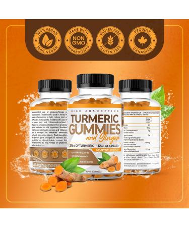 Turmeric Ginger Gummies - Anti-Inflammatory to help relieve joint pain aid digestion. Source of Antioxidants. Helps with inflammation. - Buy Online on GoSupps.com