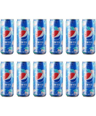  Generisch Peps White Peach Peach Peach Edition China Lot de 12 bo tes en aluminium 330 ml - Buy Online on GoSupps.com