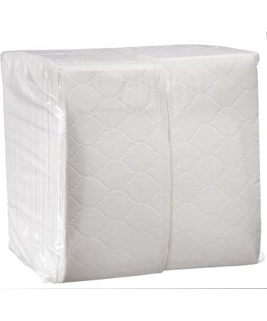 Luxury Disposable Linen-Feel Guest Hand Towels (100 Pack) - Ideal for Dinner Party Wedding - White Cloth-Like Paper Napkins - Buy Online on GoSupps.com
