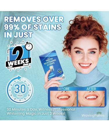 Teeth Whitening Strips:Professional Teeth Whitening Kit - 21 Applications 42 Whitening Strips Fast White Gentle on Teeth - Buy Online on GoSupps.com
