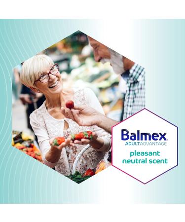 Balmex Adult Advantage Bprotected Skin Relief Healing Cream - Zinc Oxide Barrier Protection for Adult Incontinence, Rash, and Bed Sores - 3oz (Pack of 2) - Buy Online on GoSupps.com