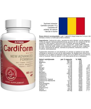  Cardiform Pack of 2 boxes of 120 capsules - Buy Online on GoSupps.com