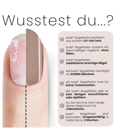 Bot 20x UV Gel Nail Foils - Self-Adhesive Lasts Up to 3 Weeks Dermatologically Tested - All-in-One Makeup for Dark Nails - Buy Online on GoSupps.com