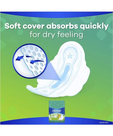 Always Ultra Thin Long/Super Unscented Pads with Wings - 16 Count - Buy Online on GoSupps.com